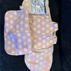 Halo Pink and White SleepSack Swaddle